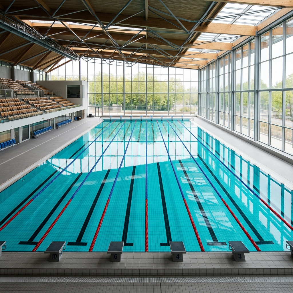 Piscina olímpica cubierta